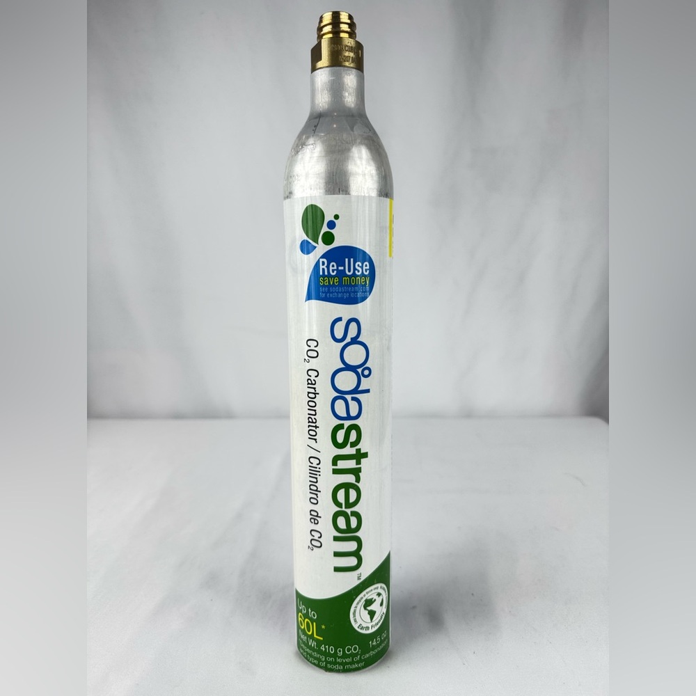 SodaStream 60L CO2 Cylinder  100% Full -No Lid
